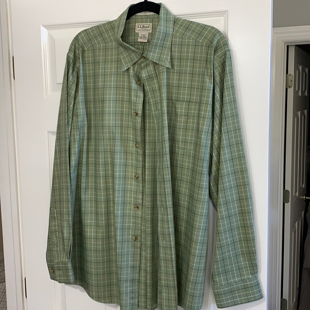 LL Bean Windowpane Check Shirts